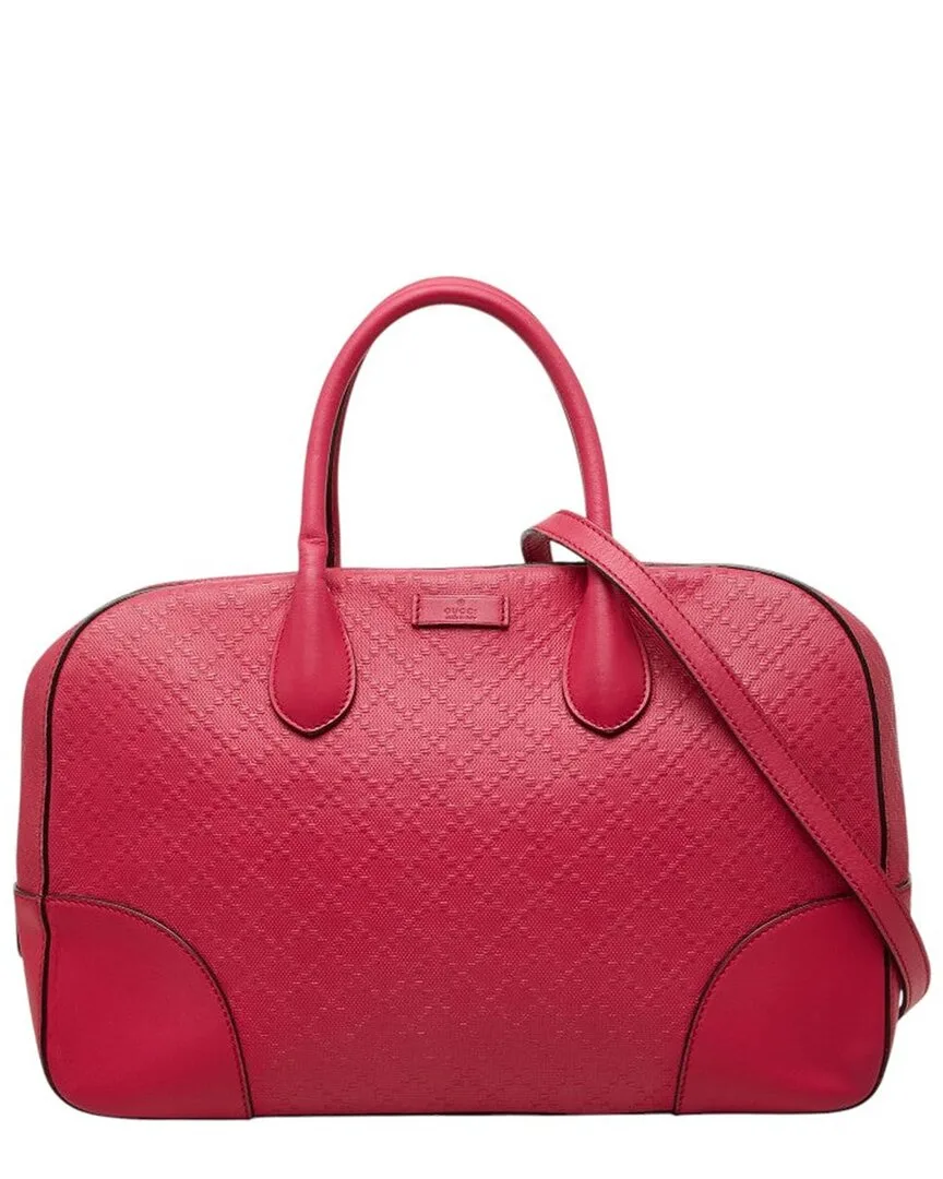 Pink Bright Diamante Handbag (authentic Pre-Loved) by Gucci