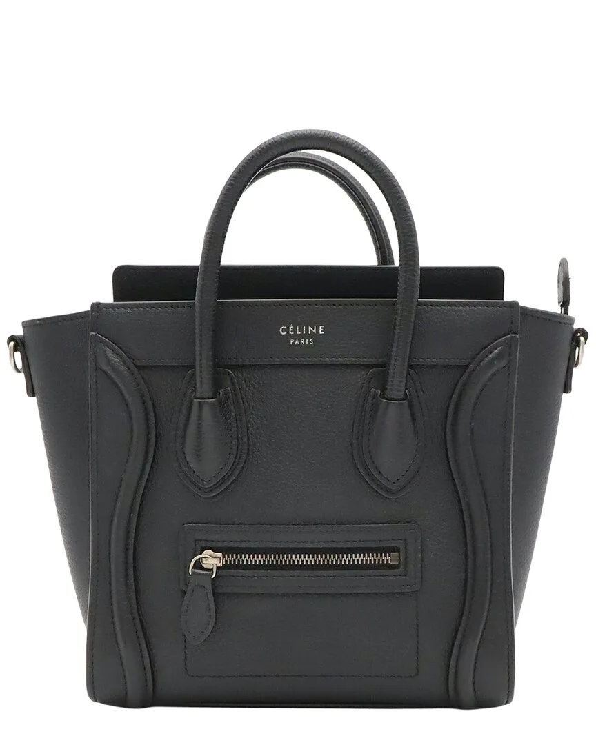 Black Luggage Nano Shopper Handbag (authentic Pre-Loved) by Celine