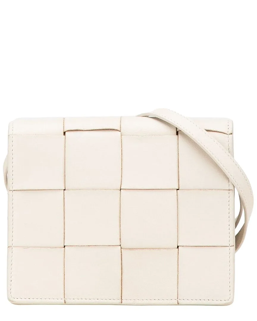 Maxi Intrecciato Leather Cassette Crossbody (authentic Pre-Loved) by Bottega Veneta