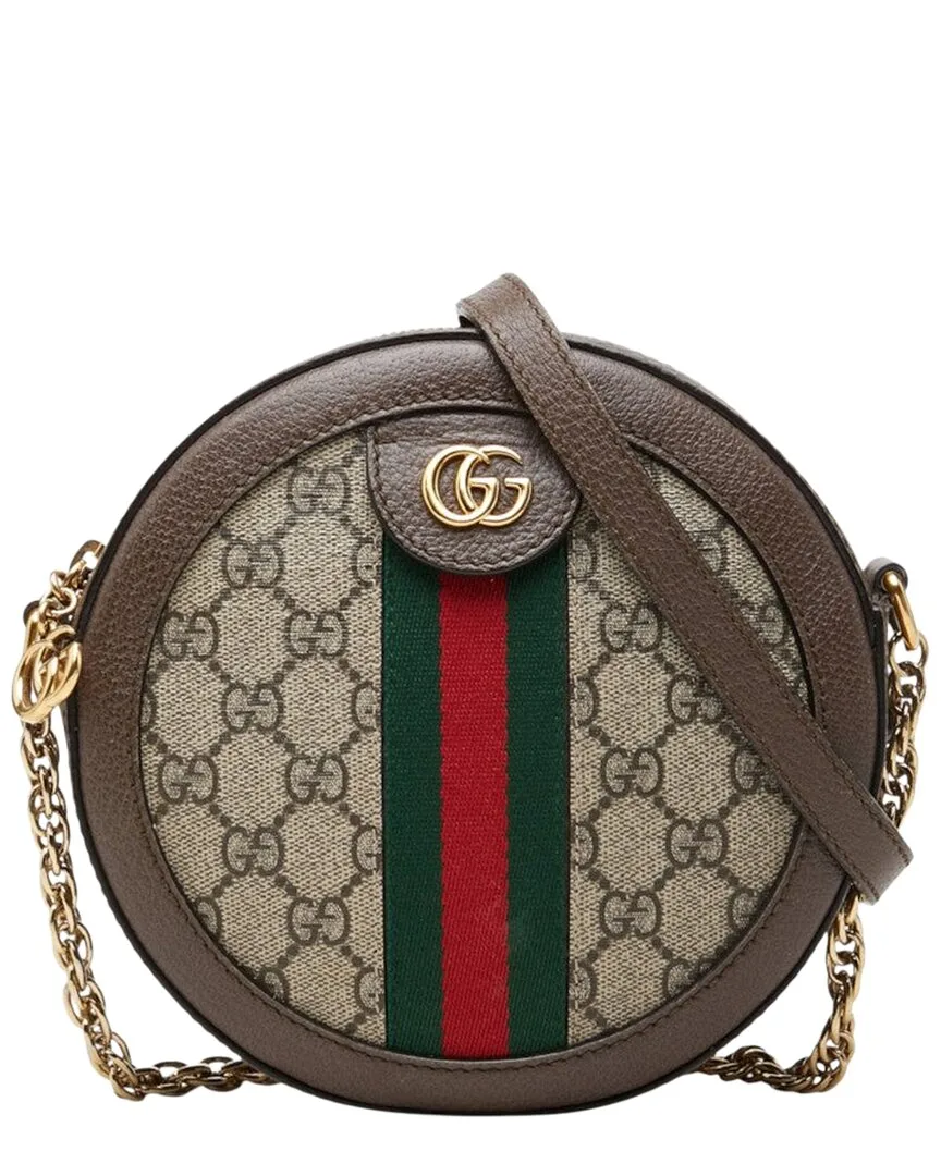 Gg Supreme Canvas Ophidia Chain Crossbody (authentic Pre-Loved) by Gucci