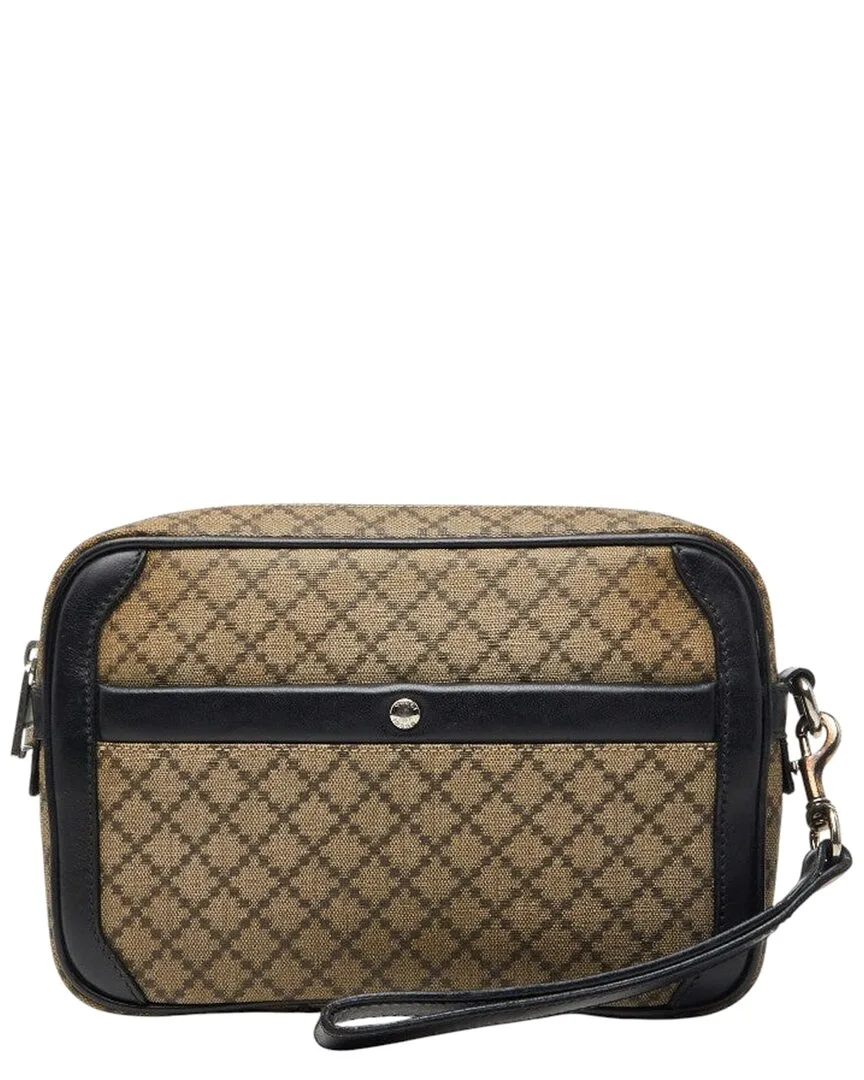 Faux Leather Diamante Clutch (authentic Pre-Loved) by Gucci