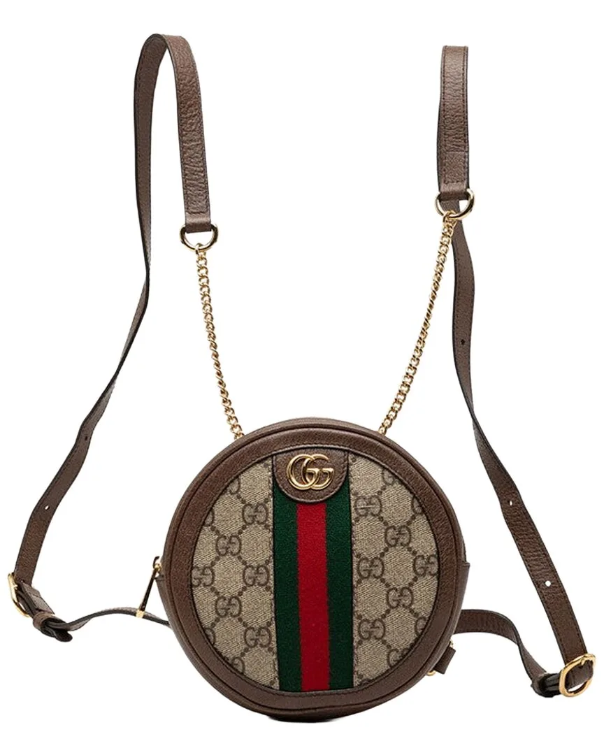 Gg Supreme Canvas Ophidia Mini Backpack (authentic Pre-Loved)