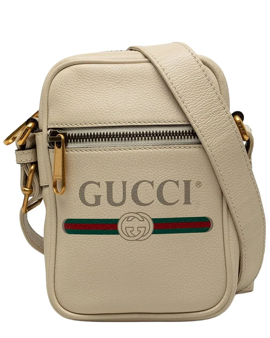 Logo Print Crossbody (authentic Pre-Loved) by Gucci