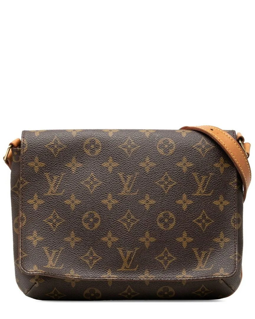 Coated/Waterproof Canvas Musette Tango Short (authentic Pre-Loved) by Louis Vuitton