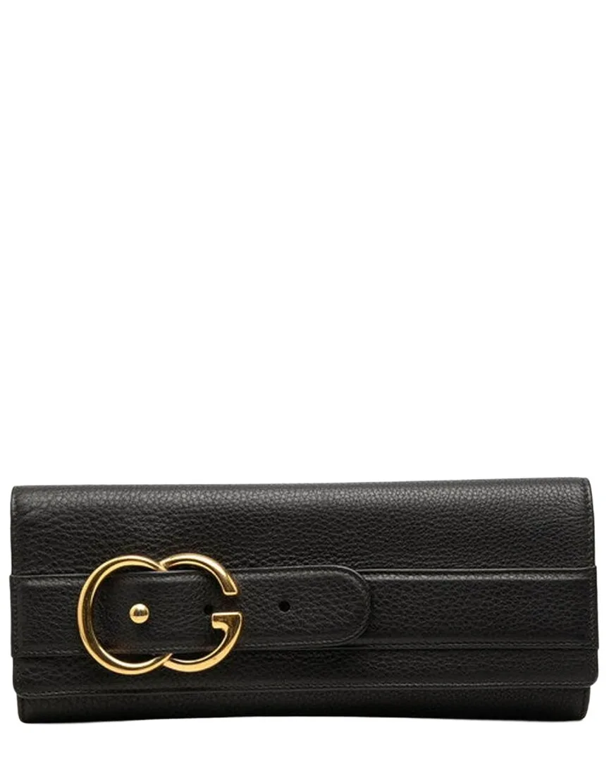 Gg Buckle Clutch (authentic Pre-Loved) by Gucci