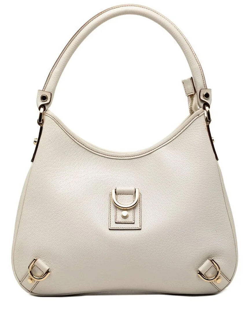White Abby One-Shoulder Bag (authentic Pre-Loved) by Gucci
