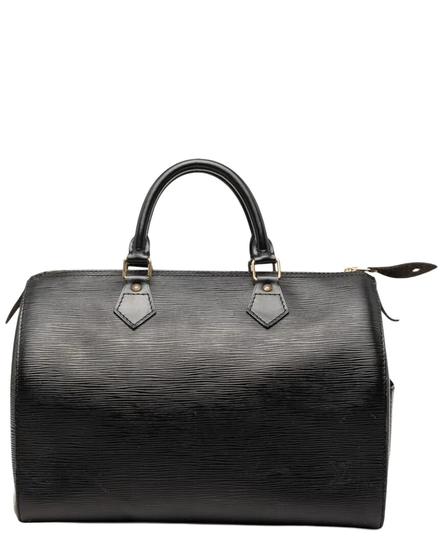 Black Epi Leather Speedy 35 (authentic Pre-Loved) by Louis Vuitton