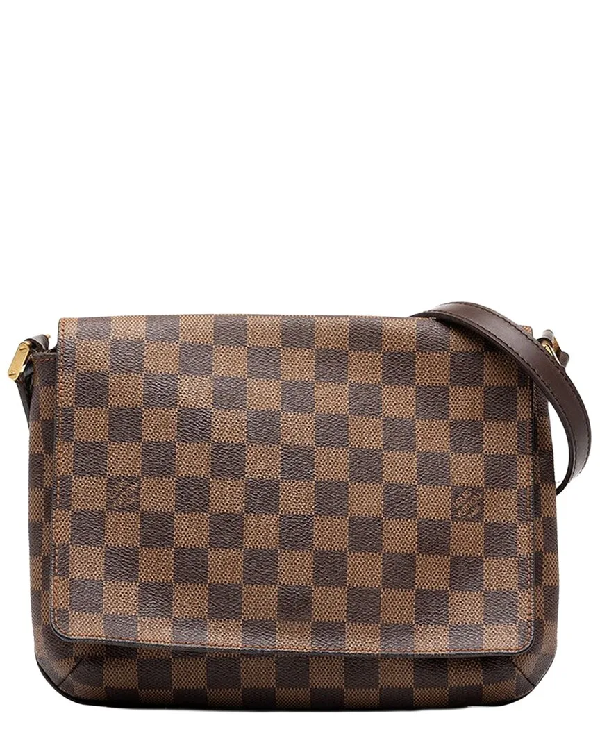 Brown Damier Musette Tango Long (authentic Pre-Loved) by Louis Vuitton
