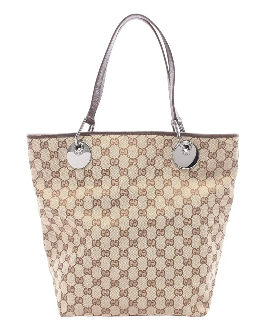 Multicolor Gg Canvas Tote (authentic Pre-Loved) by Gucci