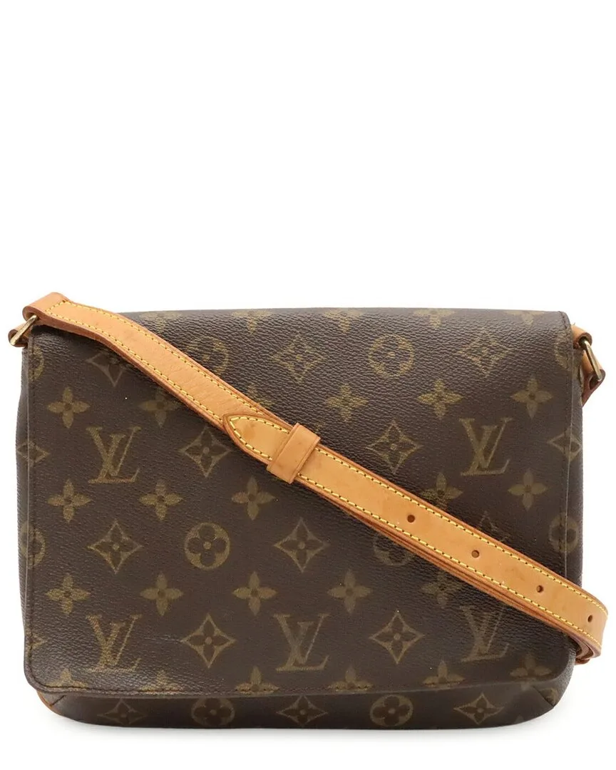 Coated/Waterproof Canvas Musette Tango (authentic Pre-Loved) by Louis Vuitton