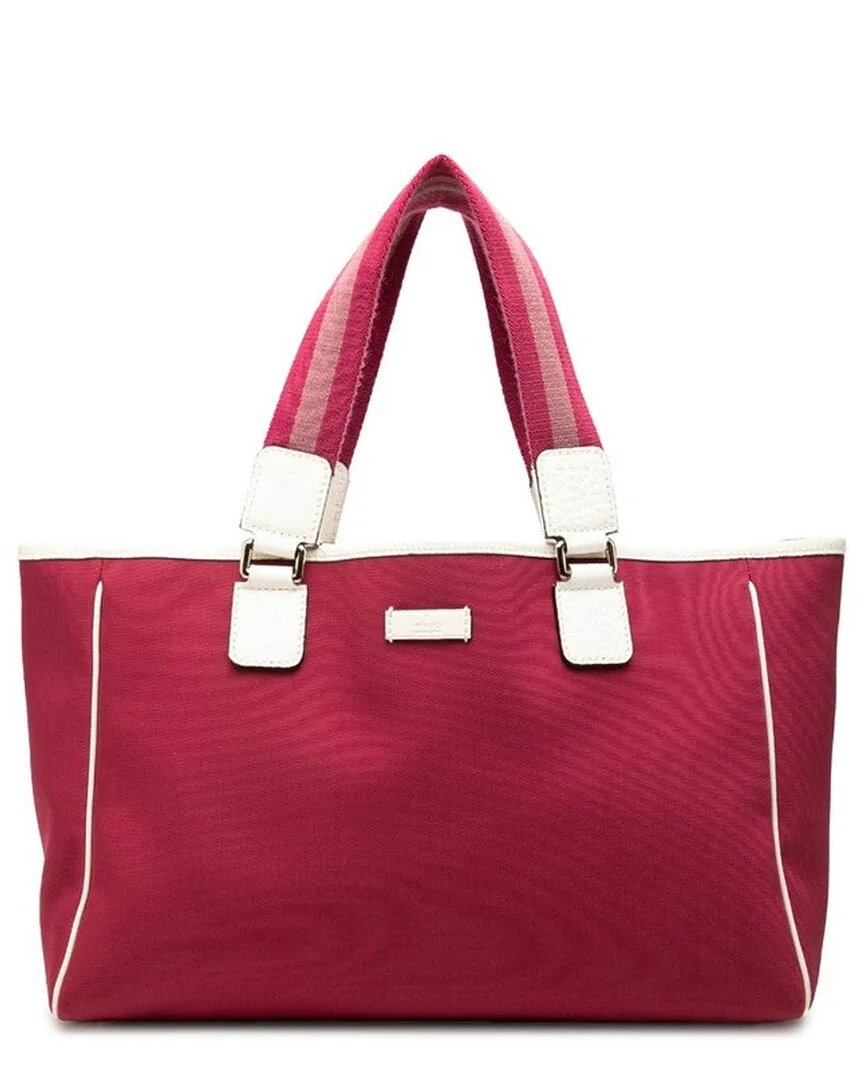 Canvas Tote 264216 (authentic Pre-Loved) by Gucci