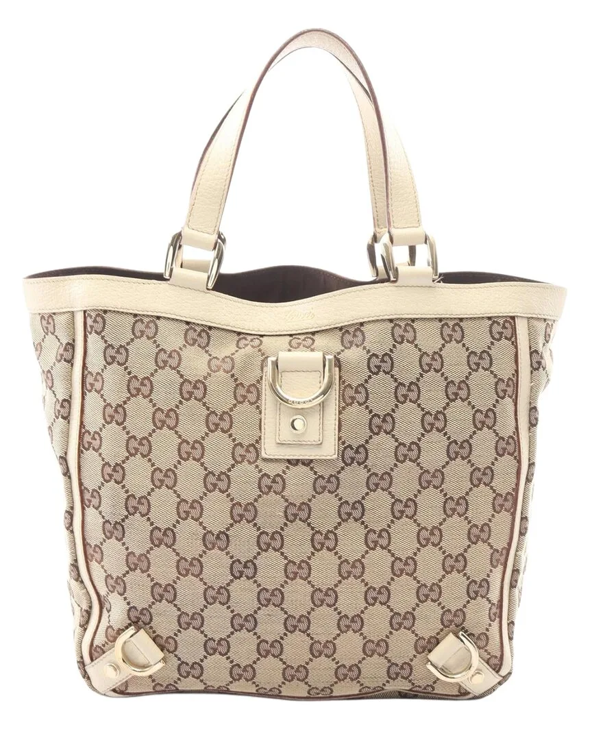 Beige Gg Canvas Abby Tote (authentic Pre-Loved) by Gucci
