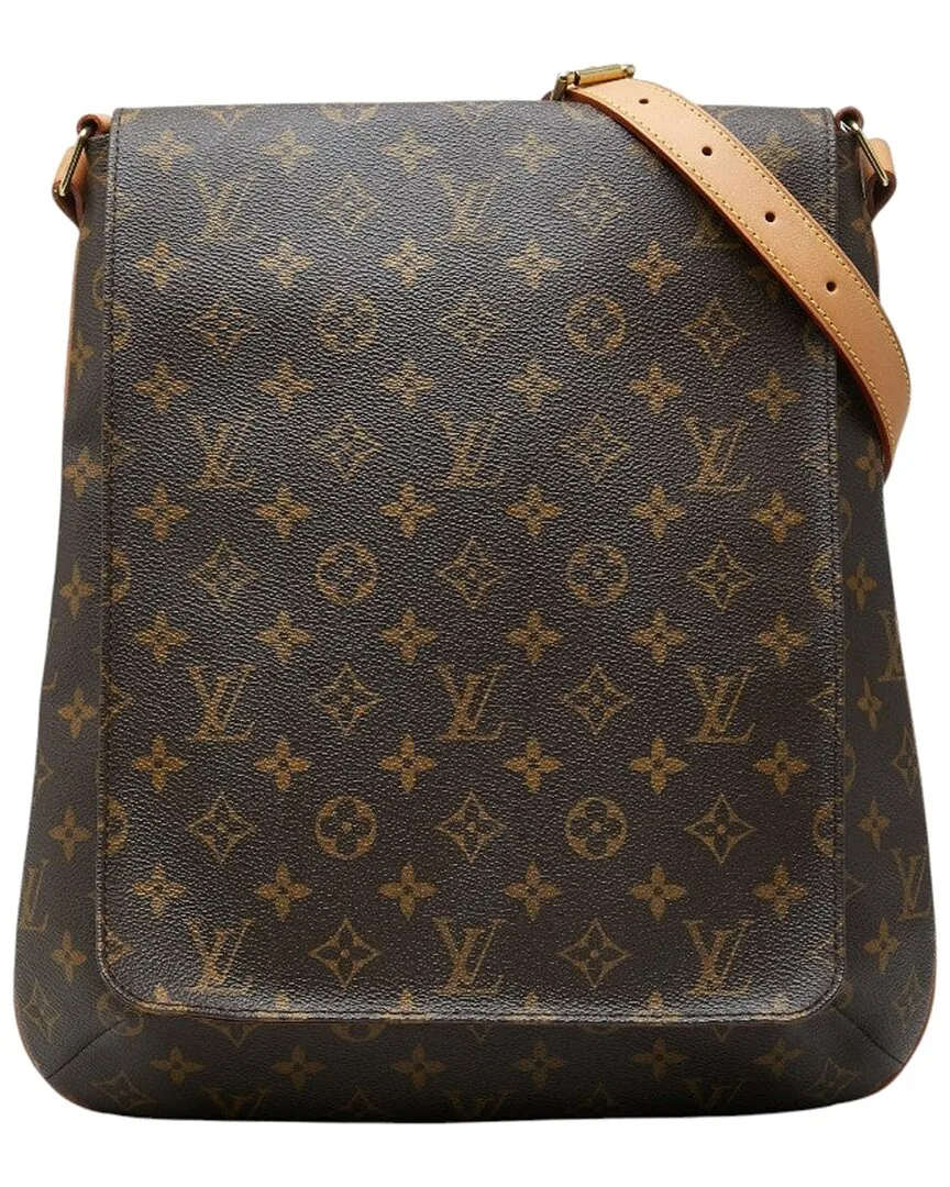 Brown Coated/Waterproof Canvas Musette M51256 (authentic Pre-Loved) by Louis Vuitton