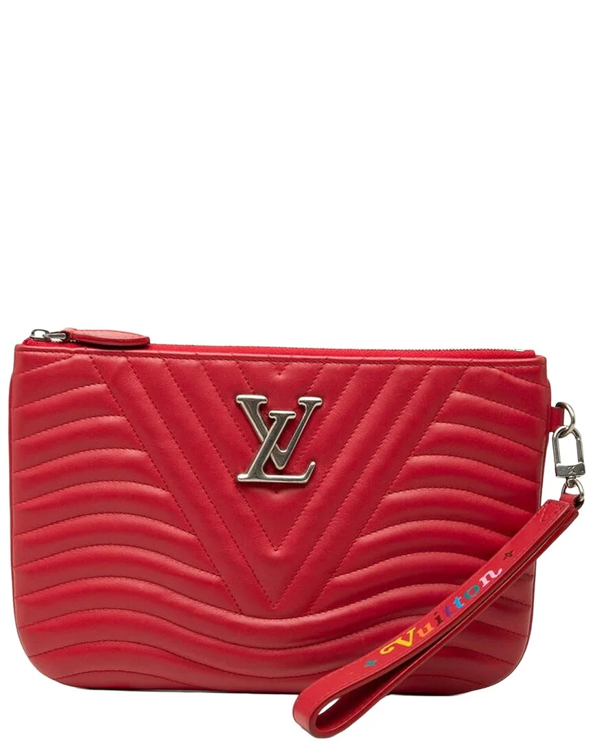 Red Others New Wave Pochette Zip Clutch M67500 (authentic Pre-Loved) by Louis Vuitton