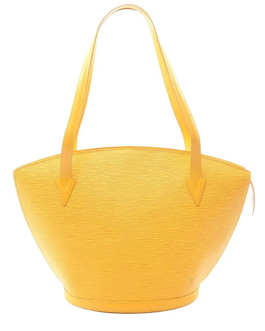 Yellow Calfskin Saint Jacques Shopping (authentic Pre-Loved) by Louis Vuitton