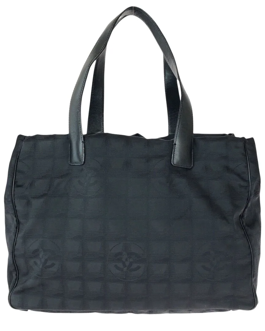 Black Nylon & Leather Tote (authentic Pre-Loved) by CHANEL