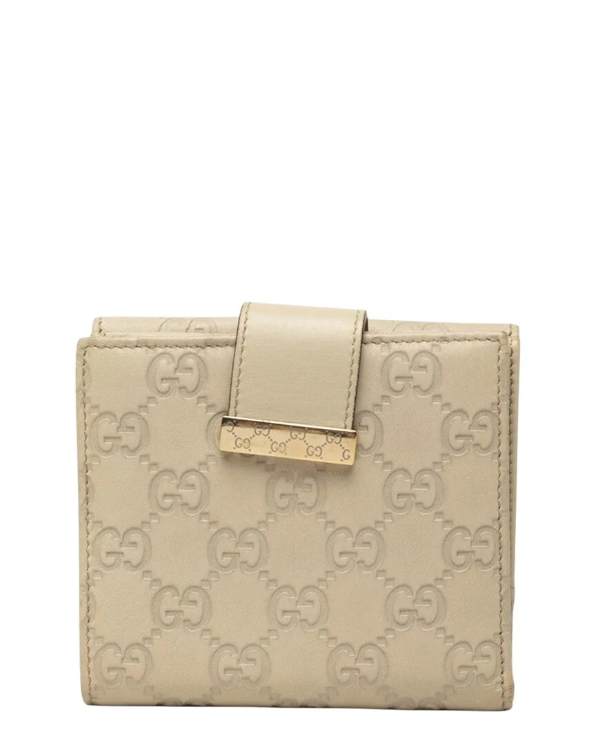 Guccissima Leather W-Hook Bifold Wallet (authentic Pre-Loved) by Gucci