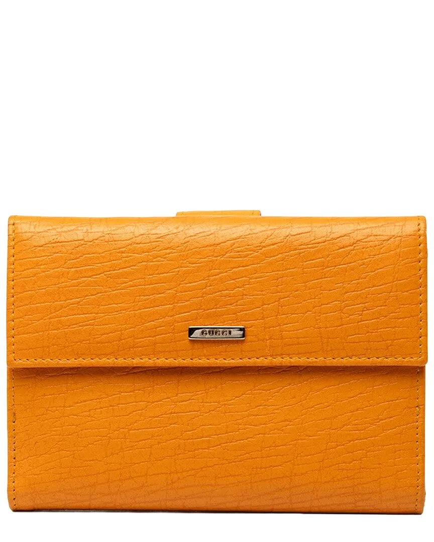 Orange Logo Short Wallet (authentic Pre-Loved) by Gucci