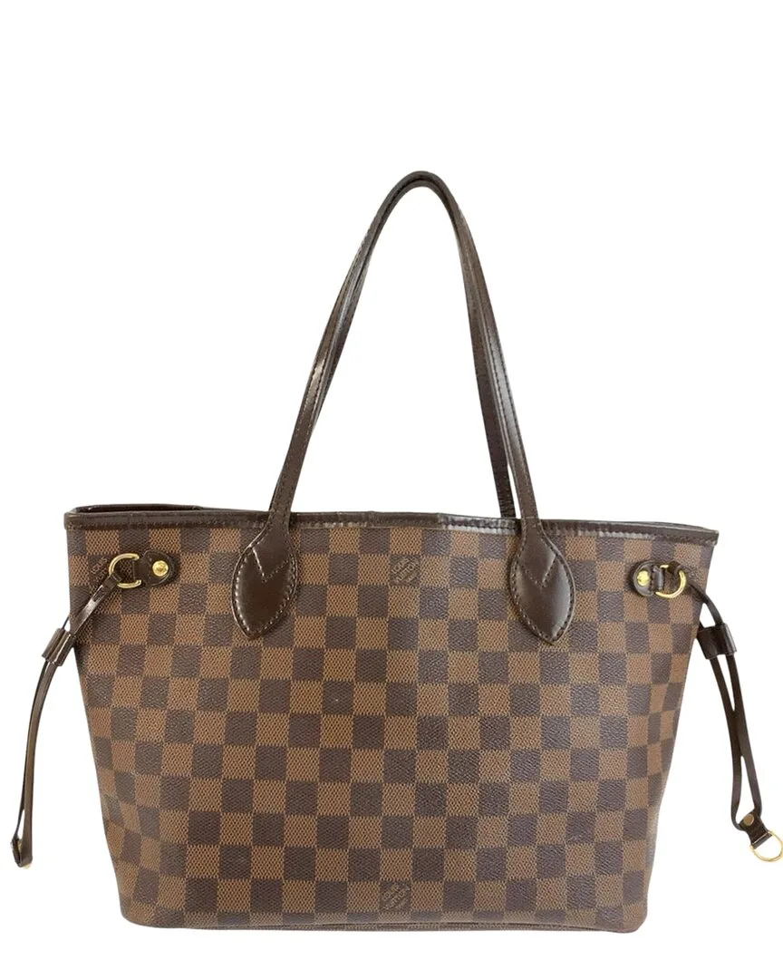 Brown Coated/Waterproof Canvas Neverfull Pm (authentic Pre-Loved) by Louis Vuitton