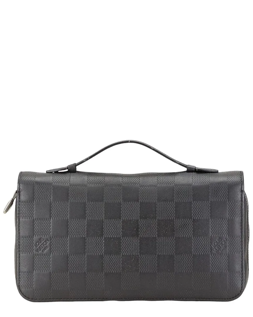 Black Damier Infini Zippy Xl Long Wallet (authentic Pre-Loved) by Louis Vuitton