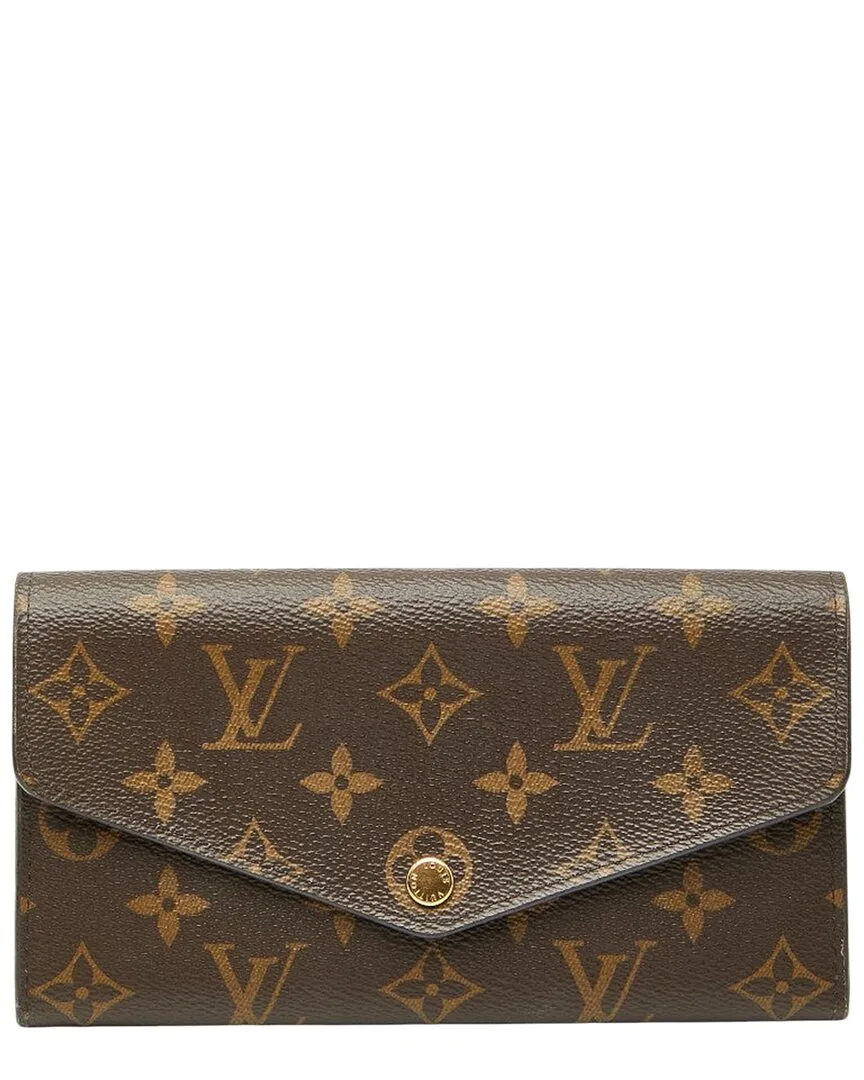 Coated/Waterproof Canvas Portefeuille Sara Long Wallet (authentic Pre-Loved) by Louis Vuitton
