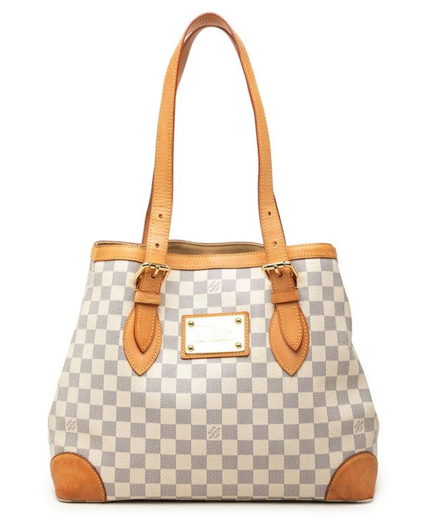 Damier Azur Hampstead mm N51206 (authentic Pre-Loved) by Louis Vuitton