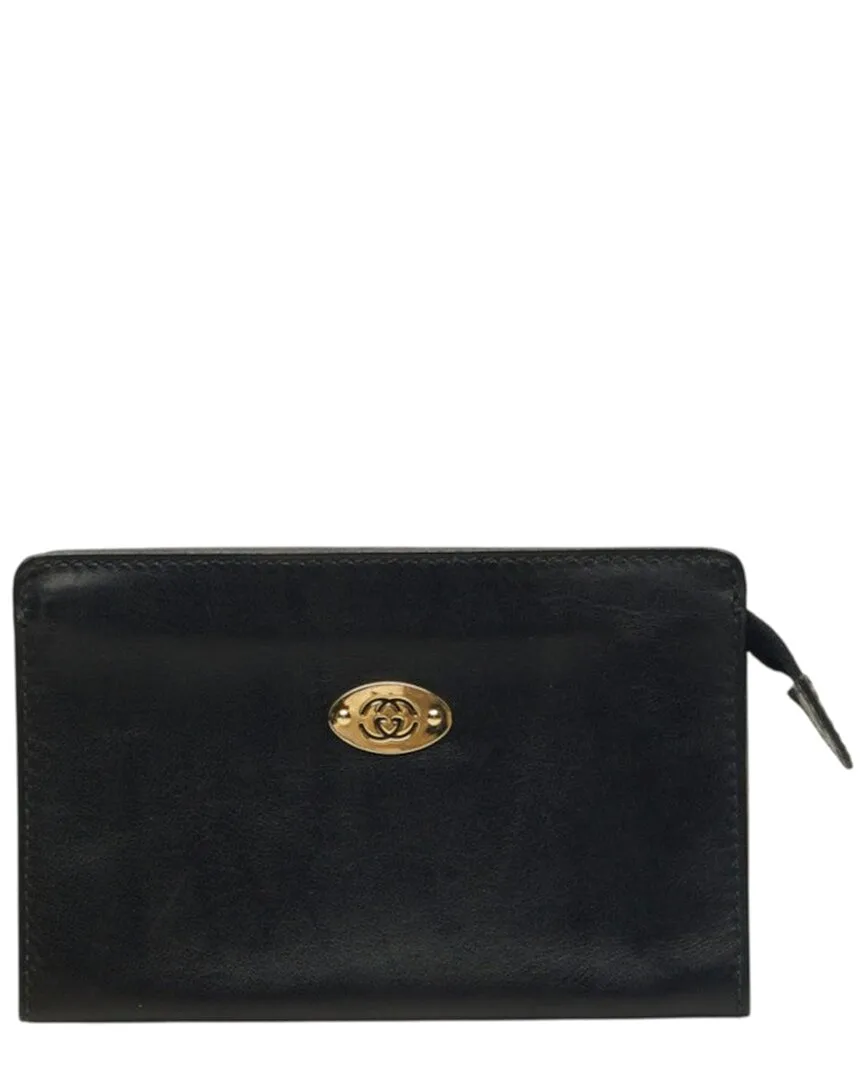 Black Others Interlocking G Coin Case (authentic Pre-Loved) by Gucci