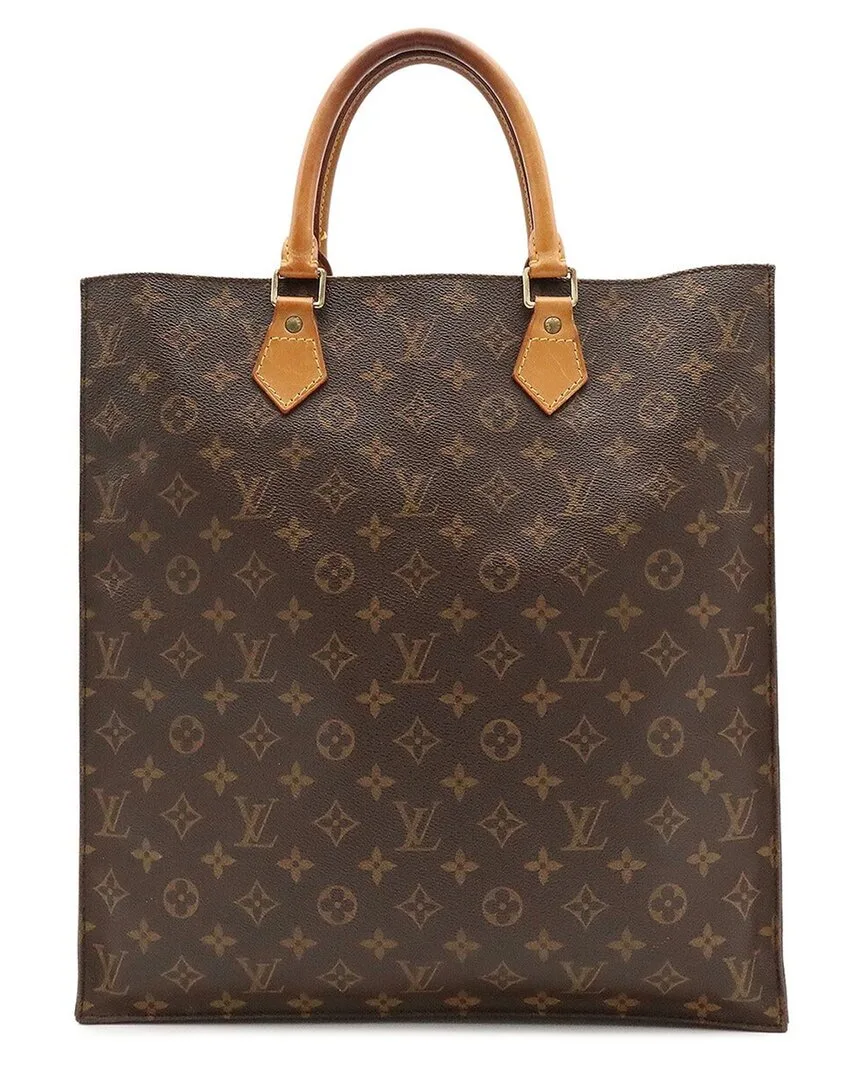 Brown Monogram Canvas Sac Plat (authentic Pre-Loved) by Louis Vuitton