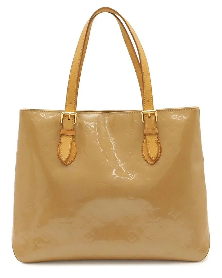 Beige Monogram Vernis Brentwood (authentic Pre-Loved) by Louis Vuitton