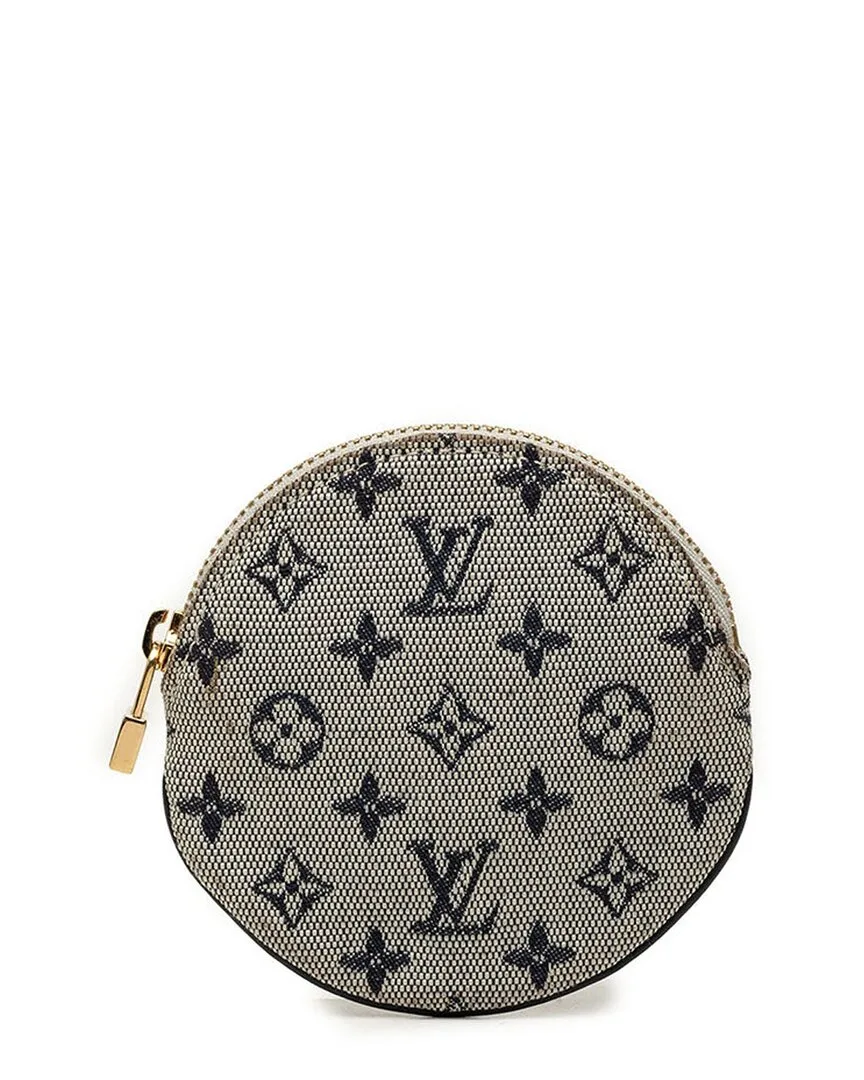 Blue Monogram Canvas Mini Coin Case (authentic Pre-Loved) by Louis Vuitton