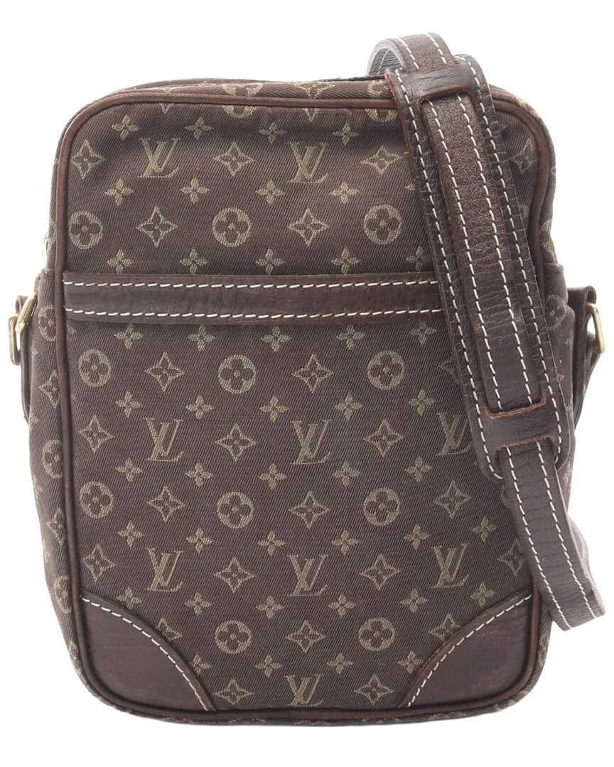 Brown Monogram Mini Lin Pochette Danube (authentic Pre-Loved) by Louis Vuitton