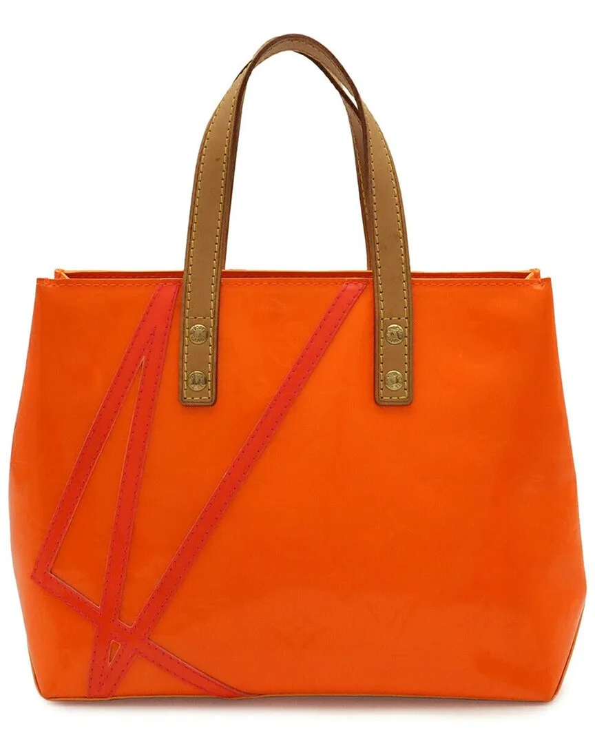 Orange Monogram Vernis Fluo Lead Pm (authentic Pre-Loved) by Louis Vuitton