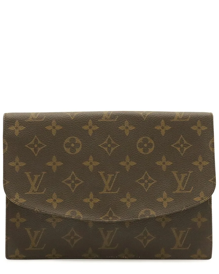 Brown Monogram Canvas Pochette (authentic Pre-Loved) by Louis Vuitton