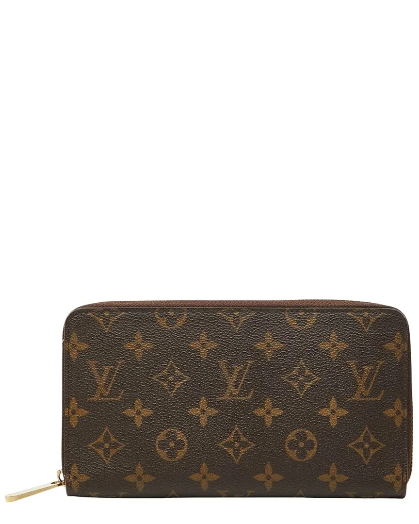 Brown Coated/Waterproof Canvas Zippy Organizer Long Wallet (authentic Pre-Loved) by Louis Vuitton