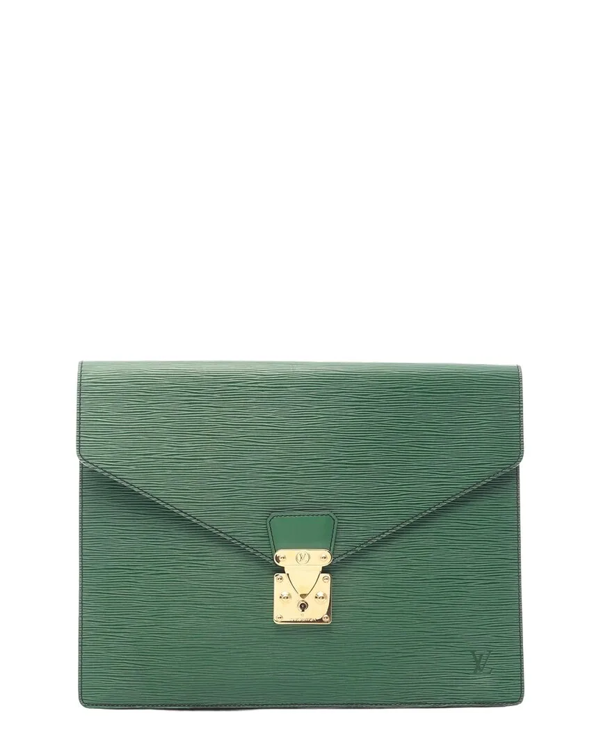Porte Document Senateur Clutch (authentic Pre-Loved) by Louis Vuitton