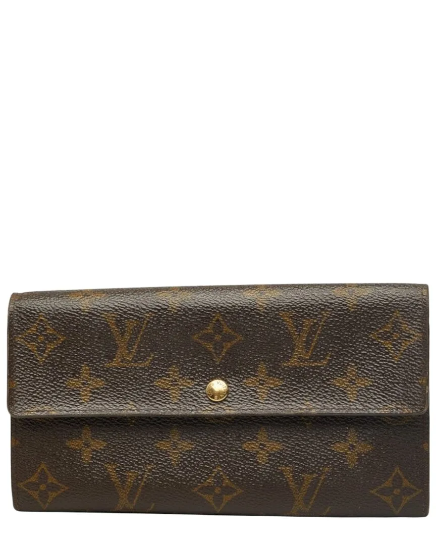 Coated/Waterproof Canvas Pochette Porte Monnaie Credit Wallet (authentic Pre-Loved) by Louis Vuitton