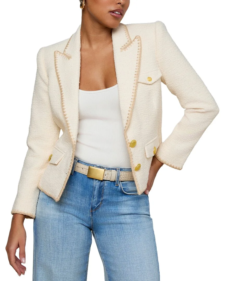 Wylla Short Structured Blazer by L'AGENCE