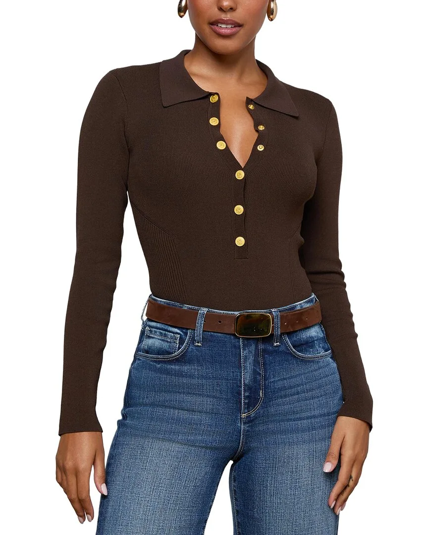 Elisabetta Knit Bodysuit by L'AGENCE