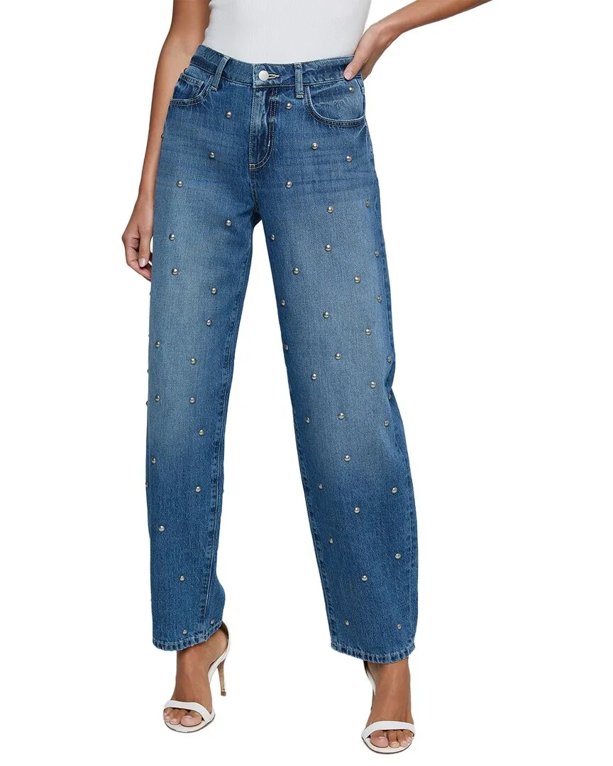 Bex High-Rise Rodeo Jean Stud by L'AGENCE
