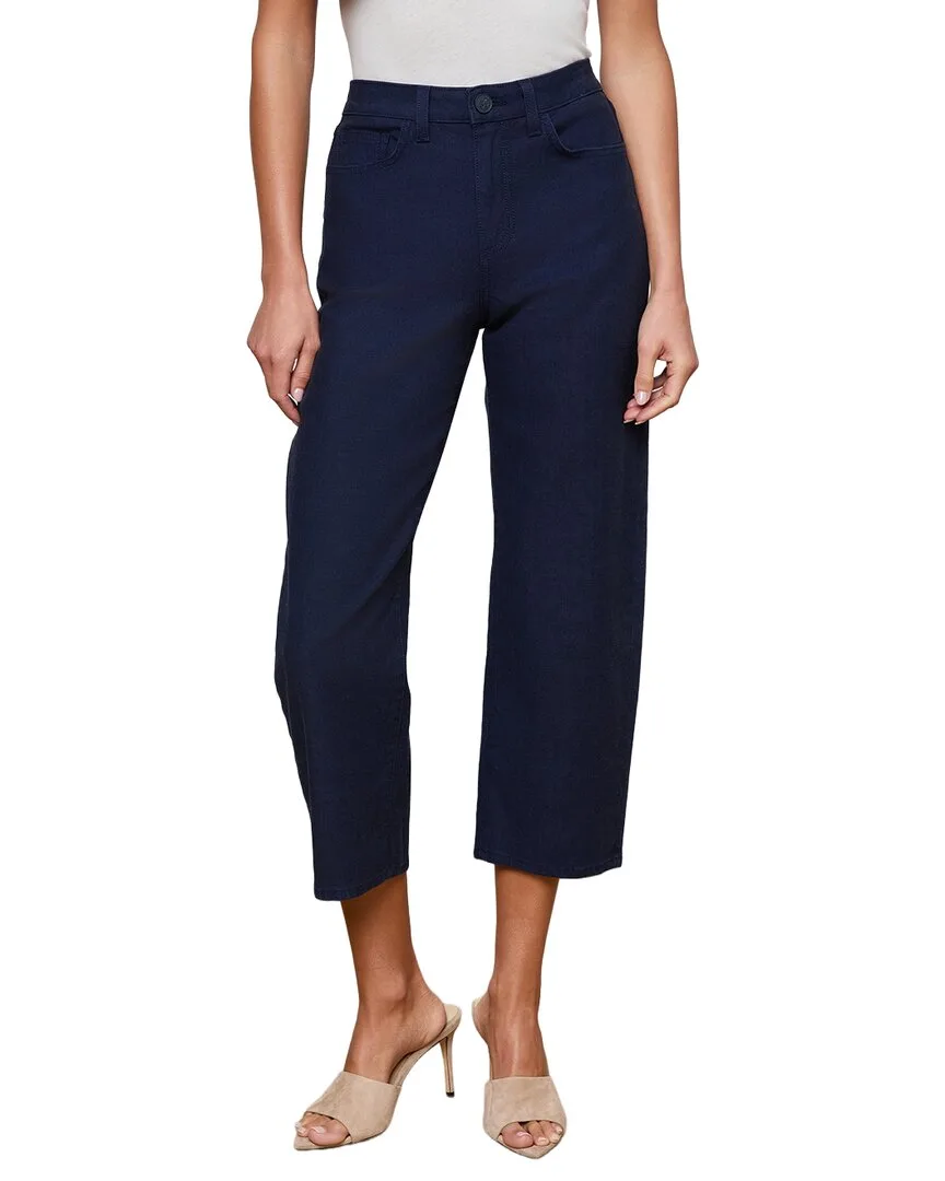 Mallis High-Rise Bow-Leg Jean by L'AGENCE