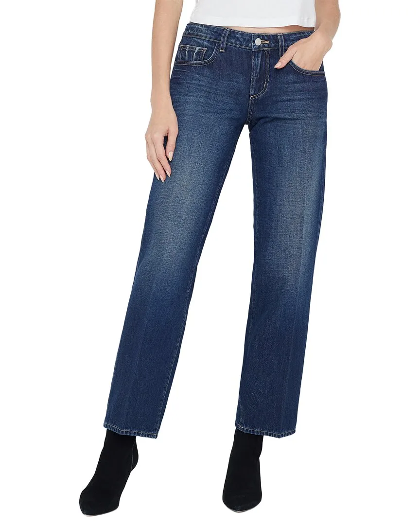 Tatum Low-Rise Stovepipe Jean by L'AGENCE