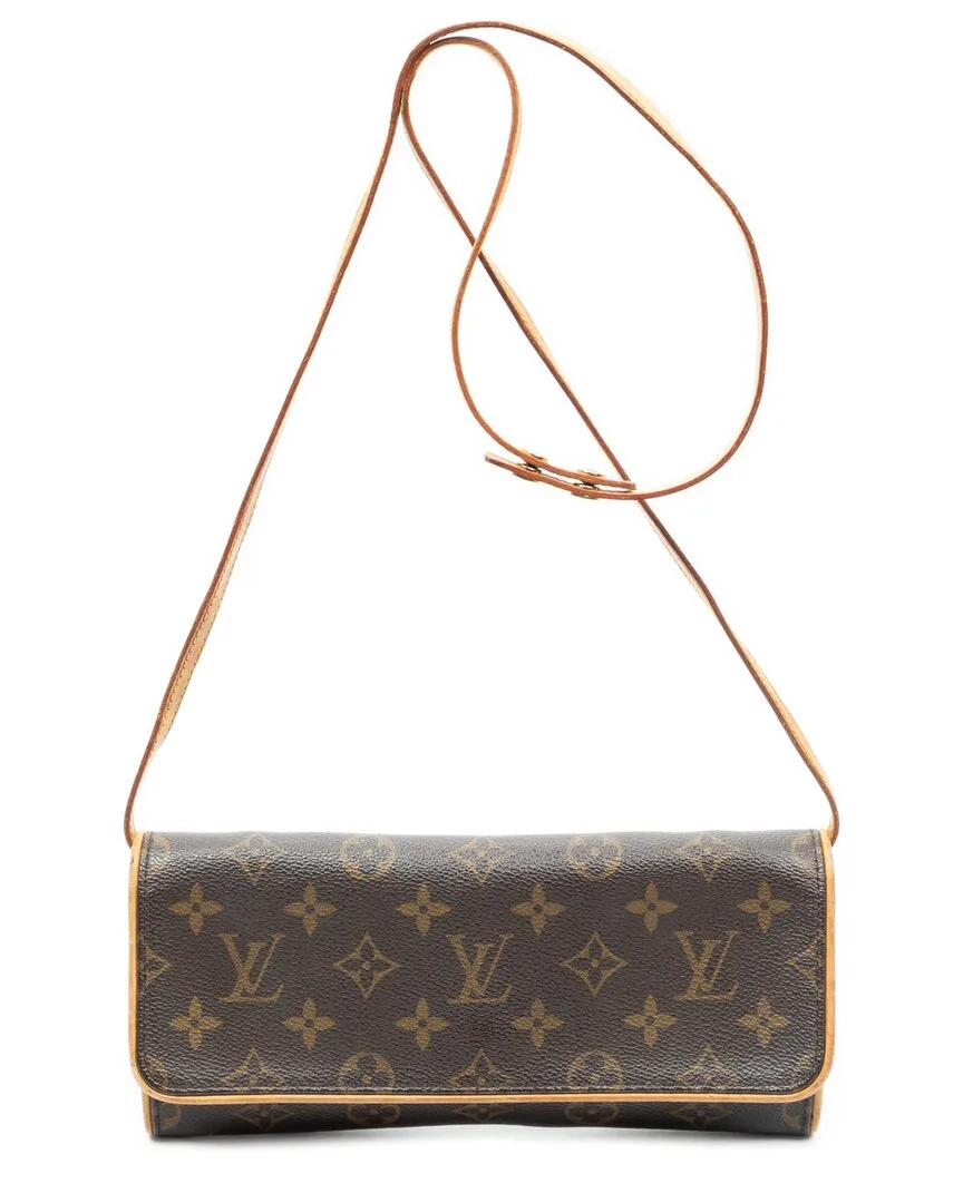 Brown Monogram Canvas Twin (authentic Pre-Loved) by Louis Vuitton