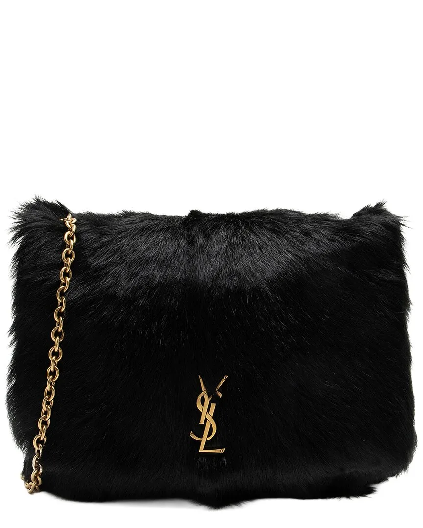 Black Fur Jamie 4.3 Shoulder Bag (authentic Pre-Loved) by Saint Laurent