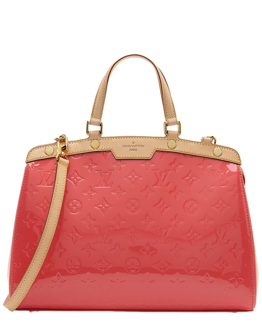 Pink Leather & Vernis Leather Brea mm (authentic Pre-Loved) by Louis Vuitton