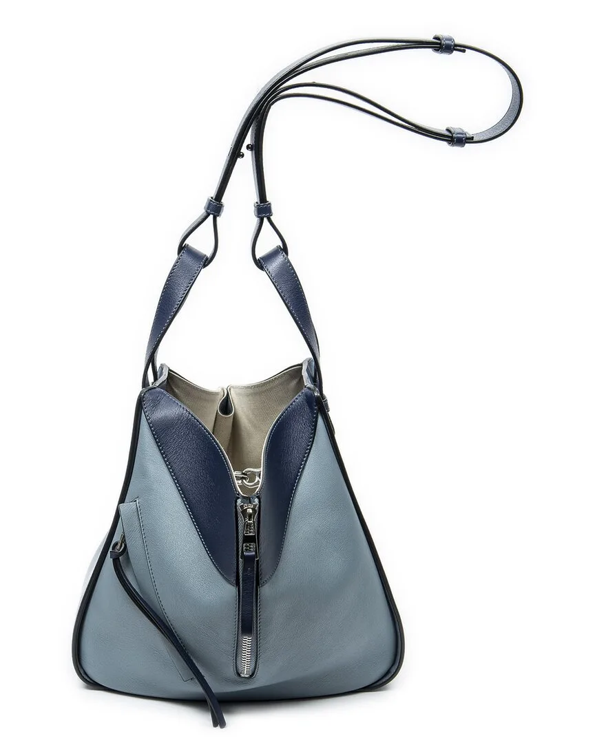 Blue Calfskin Leather Small Hammock (authentic Pre-Loved) by LOEWE