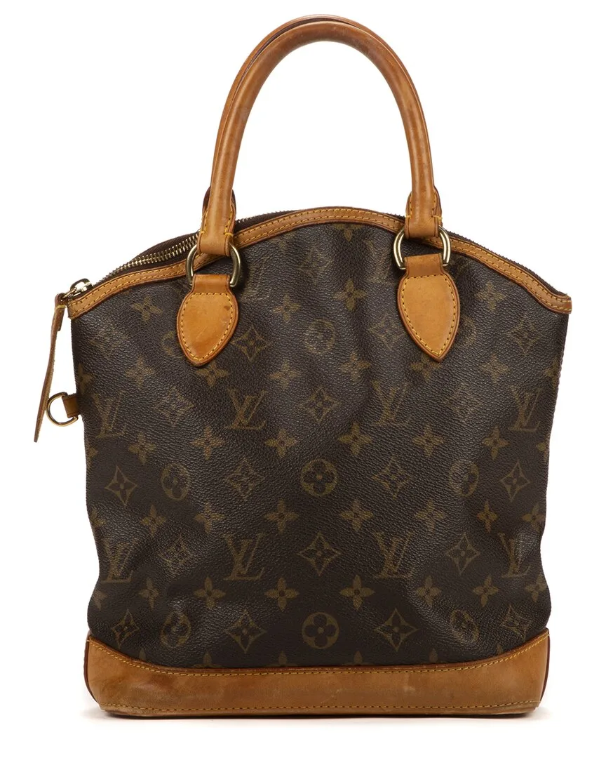 Brown Monogram Canvas Lockit Vertical (authentic Pre-Loved) by Louis Vuitton