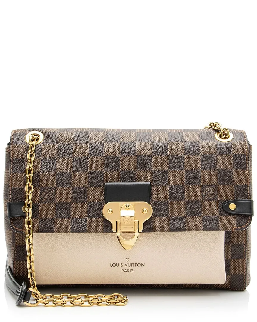 Beige Damier Ebene Vavin Pm (authentic Pre-Loved) by Louis Vuitton