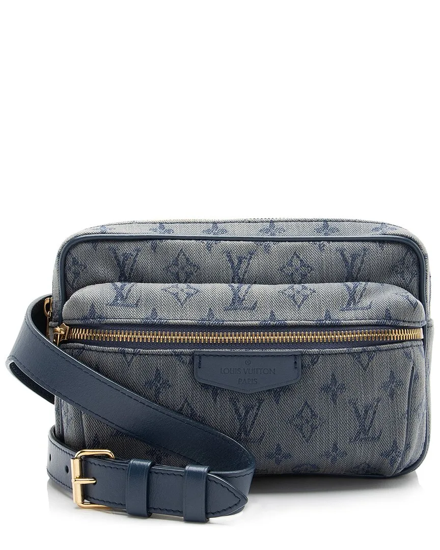 Blue Monogram Denim Outdoor Bumbag (authentic Pre-Loved) by Louis Vuitton