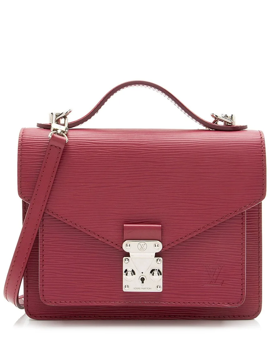 Red Epi Leather Monceau Bb (authentic Pre-Loved) by Louis Vuitton