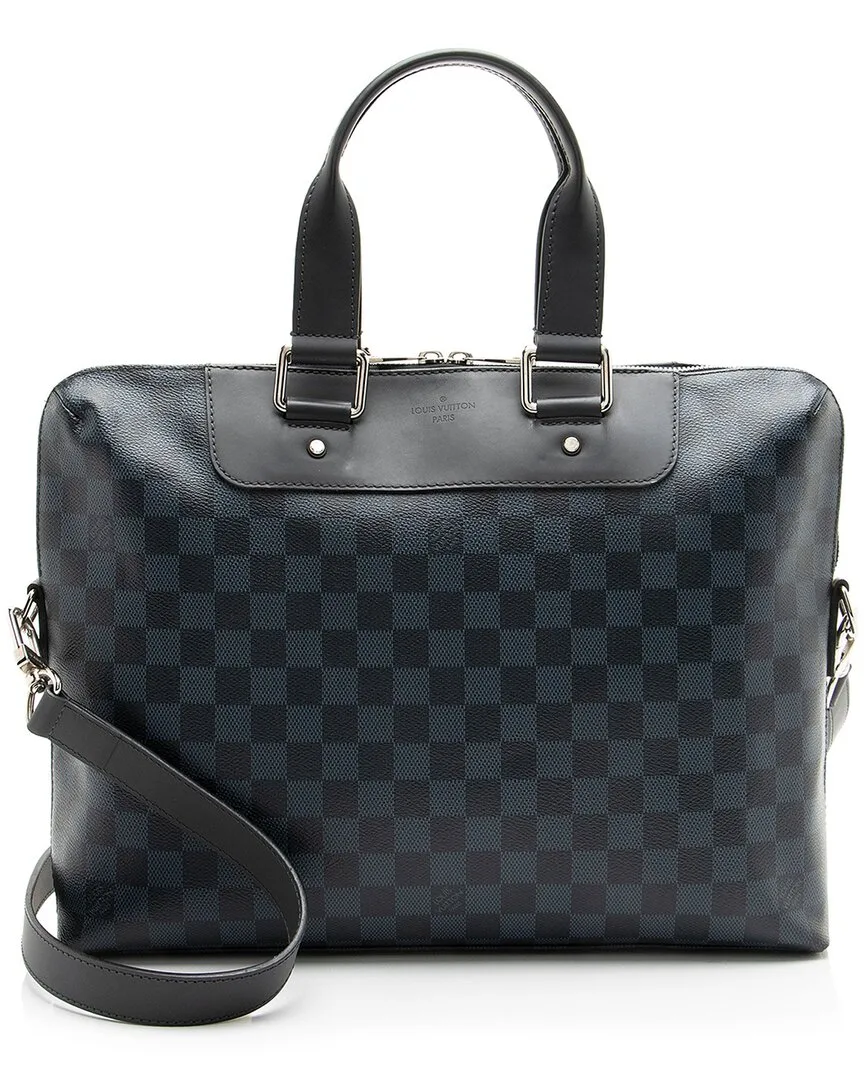 Black Damier Cobalt Porte Documents Jour Bag (authentic Pre-Loved) by Louis Vuitton